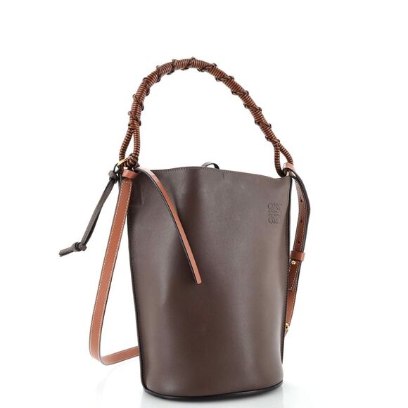 Loewe Gate Bucket Bag Leather Medium Brown - Picture 2 of 12